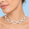 collier blanc kalao , sur moderne-bijoux.fr - Bijoux ethniques & Femmes du monde
