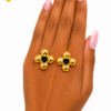 collier boucles oreilles acier inoxydable iza , sur moderne-bijoux.fr - Bijoux ethniques & Femmes du monde