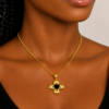 collier boucles oreilles acier inoxydable iza , sur moderne-bijoux.fr - Bijoux ethniques & Femmes du monde
