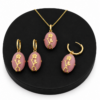 collier boucles oreilles acier inoxydable tressia , sur moderne-bijoux.fr - Bijoux ethniques & Femmes du monde