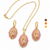 collier boucles oreilles acier inoxydable tressia , sur moderne-bijoux.fr - Bijoux ethniques & Femmes du monde