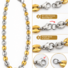 Collier acier inoxydable grain de café armand , sur moderne-bijoux.fr - Bijoux ethniques & Femmes du monde