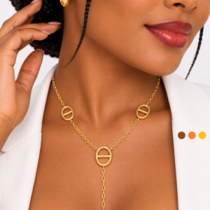 Collier maille marrin acier-inoxydable martina , sur moderne-bijoux.fr - Bijoux ethniques & Femmes du monde