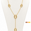 Collier maille marrin acier-inoxydable martina , sur moderne-bijoux.fr - Bijoux ethniques & Femmes du monde