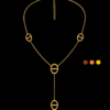 Collier maille marrin acier-inoxydable martina , sur moderne-bijoux.fr - Bijoux ethniques & Femmes du monde