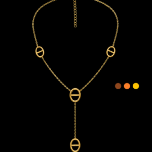 Collier maille marrin acier-inoxydable martina , sur moderne-bijoux.fr - Bijoux ethniques & Femmes du monde