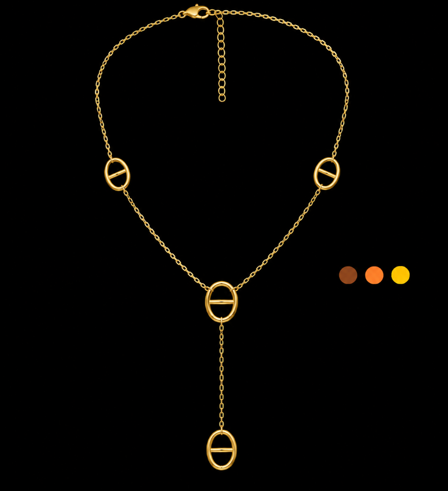 Collier maille marrin acier-inoxydable martina , sur moderne-bijoux.fr - Bijoux ethniques & Femmes du monde