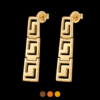 boucles oreilles geoma moderne bijoux.fr - Bijoux ethniques & Femmes du monde.
