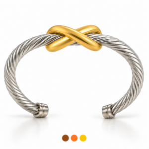 bracelet acier inoxydable infinity , sur moderne-bijoux.fr - Bijoux ethniques & Femmes du monde