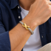 bracelet acier inoxydable infinity , sur moderne-bijoux.fr - Bijoux ethniques & Femmes du monde