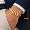 bracelet homme acier inoxydable teodor , sur moderne-bijoux.fr - Bijoux ethniques & Femmes du monde