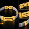 bracelet homme acier inoxydable teodor , sur moderne-bijoux.fr - Bijoux ethniques & Femmes du monde
