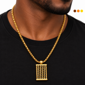 chaine de cou acier inoxydable arès , sur moderne-bijoux.fr - Bijoux ethniques & Femmes du monde
