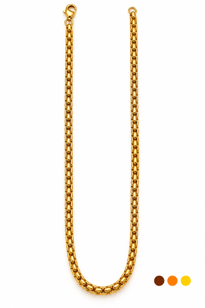 chaine de cou acier inoxydable arès , sur moderne-bijoux.fr - Bijoux ethniques & Femmes du monde