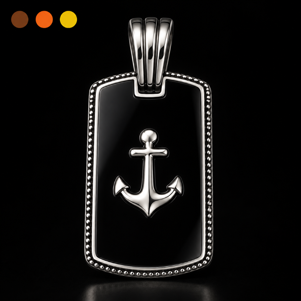 chaine de cou acier inoxydable hector , sur moderne-bijoux.fr - Bijoux ethniques & Femmes du monde