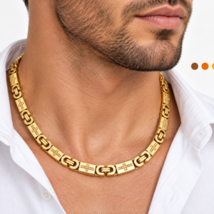 chaine de cou acier inoxydable jonathan , sur moderne-bijoux.fr - Bijoux ethniques & Femmes du monde