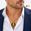 chaine de cou acier inoxydable tristall , sur moderne-bijoux.fr - Bijoux ethniques & Femmes du monde