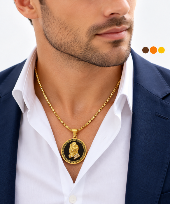 chaine de cou acier inoxydable tristall , sur moderne-bijoux.fr - Bijoux ethniques & Femmes du monde