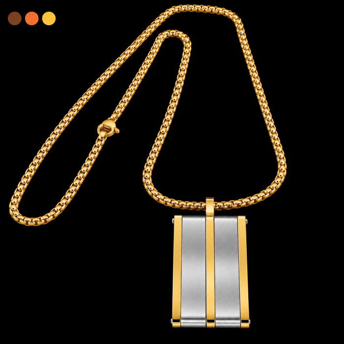 chaine de cou acier inoxydable ulysse , sur moderne-bijoux.fr - Bijoux ethniques & Femmes du monde