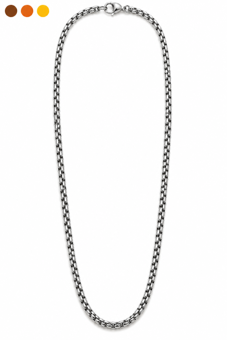 chaine de cou acier inoxydable marcus , sur moderne-bijoux.fr - Bijoux ethniques & Femmes du monde