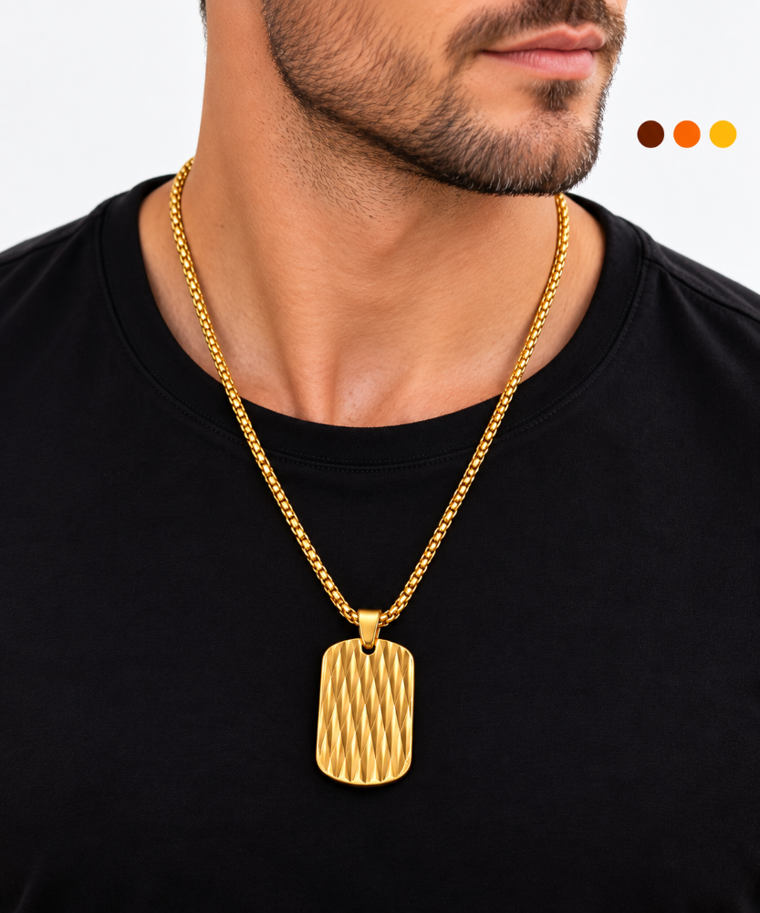 collier acier inoxydable zus , sur moderne-bijoux.fr - Bijoux ethniques & Femmes du monde