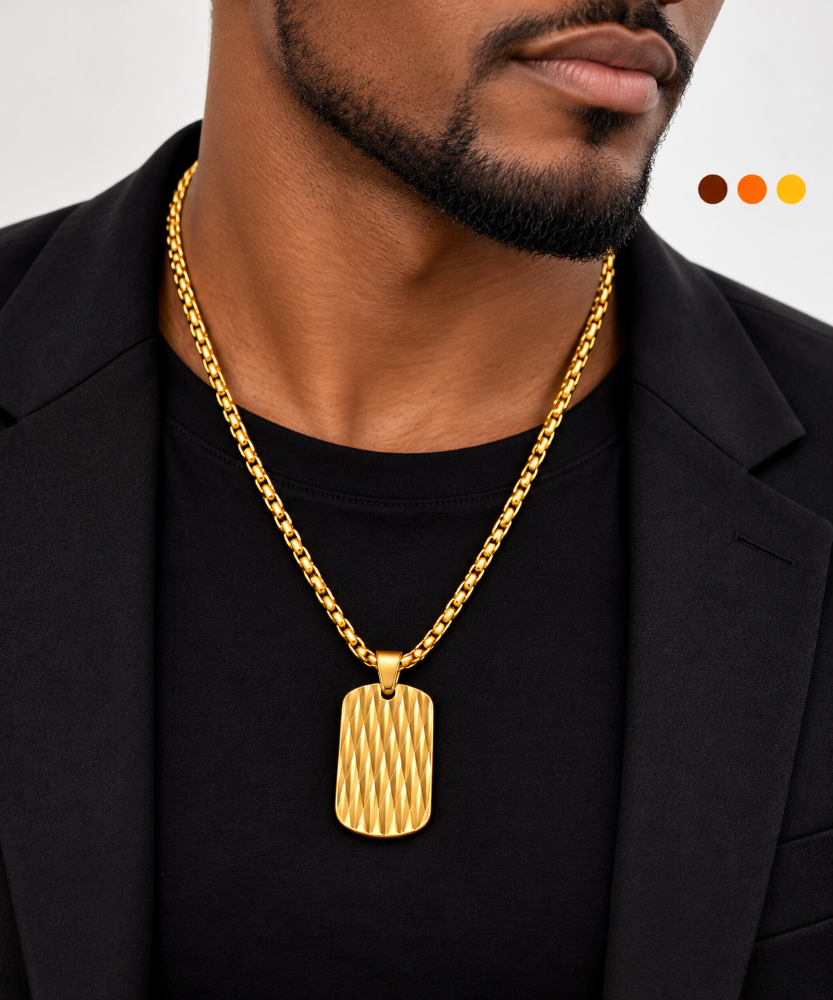 collier acier inoxydable zus , sur moderne-bijoux.fr - Bijoux ethniques & Femmes du monde