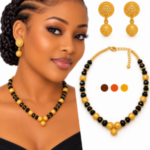 collier boucles oreilles ethniques anacia , sur moderne-bijoux.fr - Bijoux ethniques & Femmes du monde