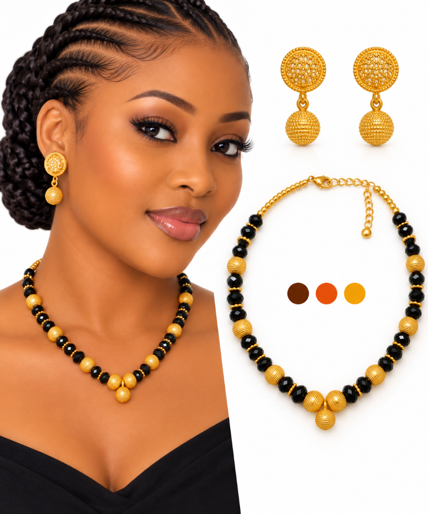 collier boucles oreilles ethniques anacia , sur moderne-bijoux.fr - Bijoux ethniques & Femmes du monde