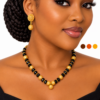 collier boucles oreilles ethniques anacia , sur moderne-bijoux.fr - Bijoux ethniques & Femmes du monde
