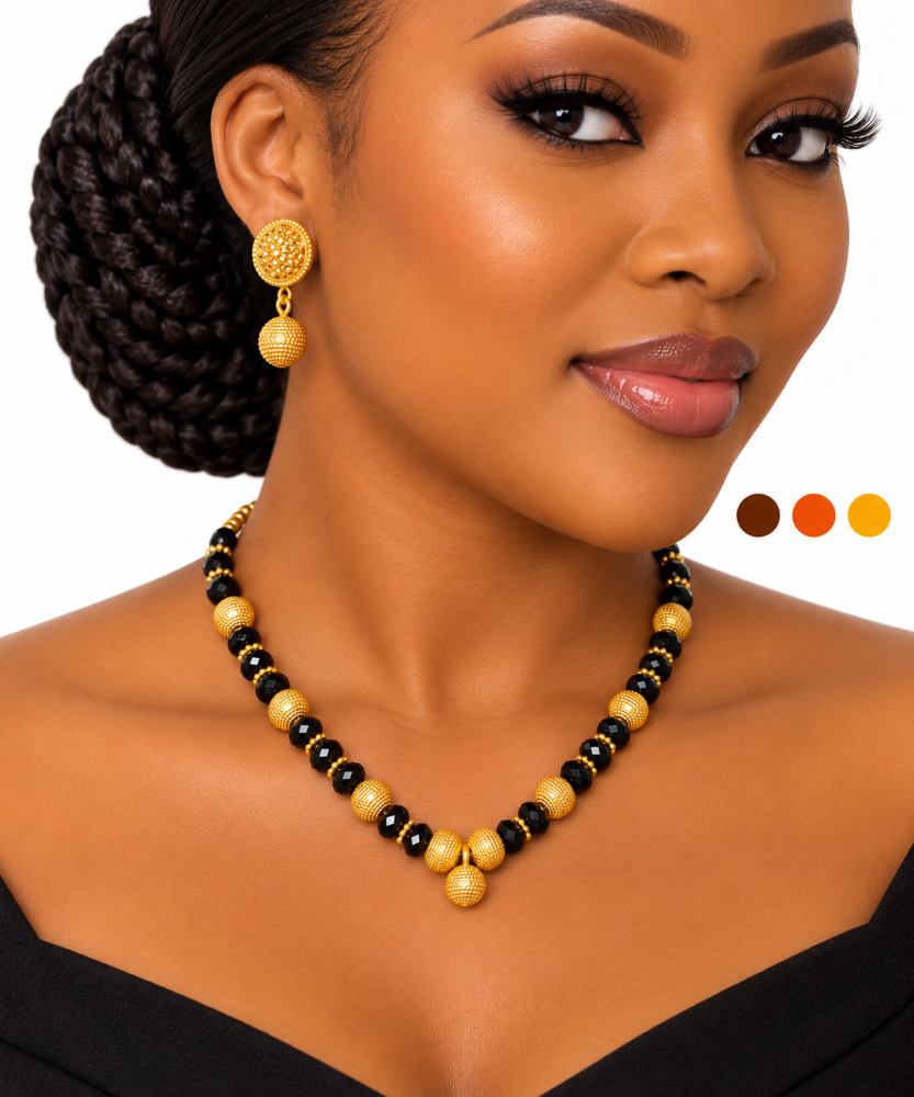 collier boucles oreilles ethniques anacia , sur moderne-bijoux.fr - Bijoux ethniques & Femmes du monde