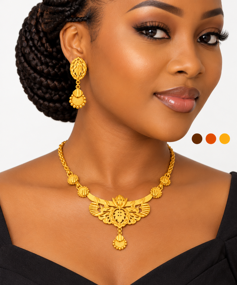 collier boucles oreilles ethniques antalia , sur moderne-bijoux.fr - Bijoux ethniques & Femmes du monde