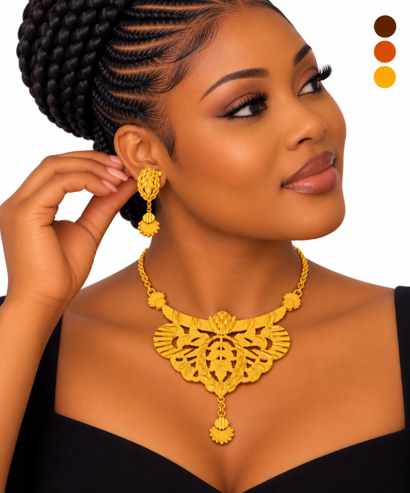 collier boucles oreilles ethniques antalia , sur moderne-bijoux.fr - Bijoux ethniques & Femmes du monde