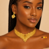collier & boucles oreilles gloria , sur moderne-bijoux.fr - Bijoux ethniques & Femmes du monde