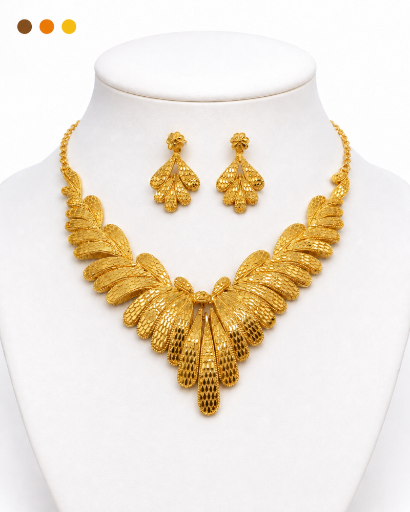 collier & boucles oreilles gloria , sur moderne-bijoux.fr - Bijoux ethniques & Femmes du monde