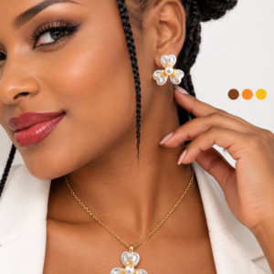collier boucles oreilles tressi , sur moderne-bijoux.fr - Bijoux ethniques & Femmes du monde