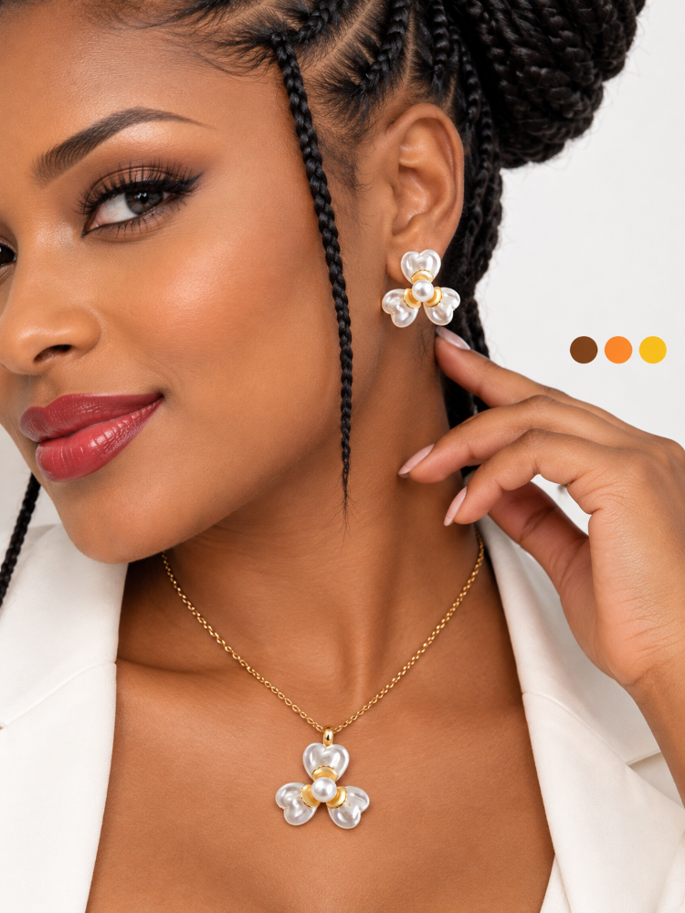collier boucles oreilles tressi , sur moderne-bijoux.fr - Bijoux ethniques & Femmes du monde