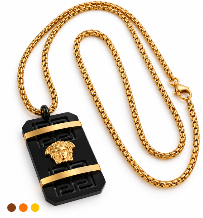 collier homme acier inoxydable eliot , sur moderne-bijoux.fr - Bijoux ethniques & Femmes du monde