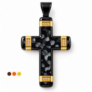 collier homme croix acier inoxydable tux , sur moderne-bijoux.fr - Bijoux ethniques & Femmes du monde