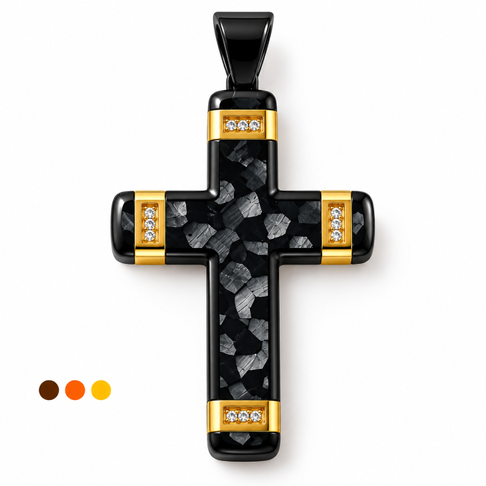 collier homme croix acier inoxydable tux , sur moderne-bijoux.fr - Bijoux ethniques & Femmes du monde