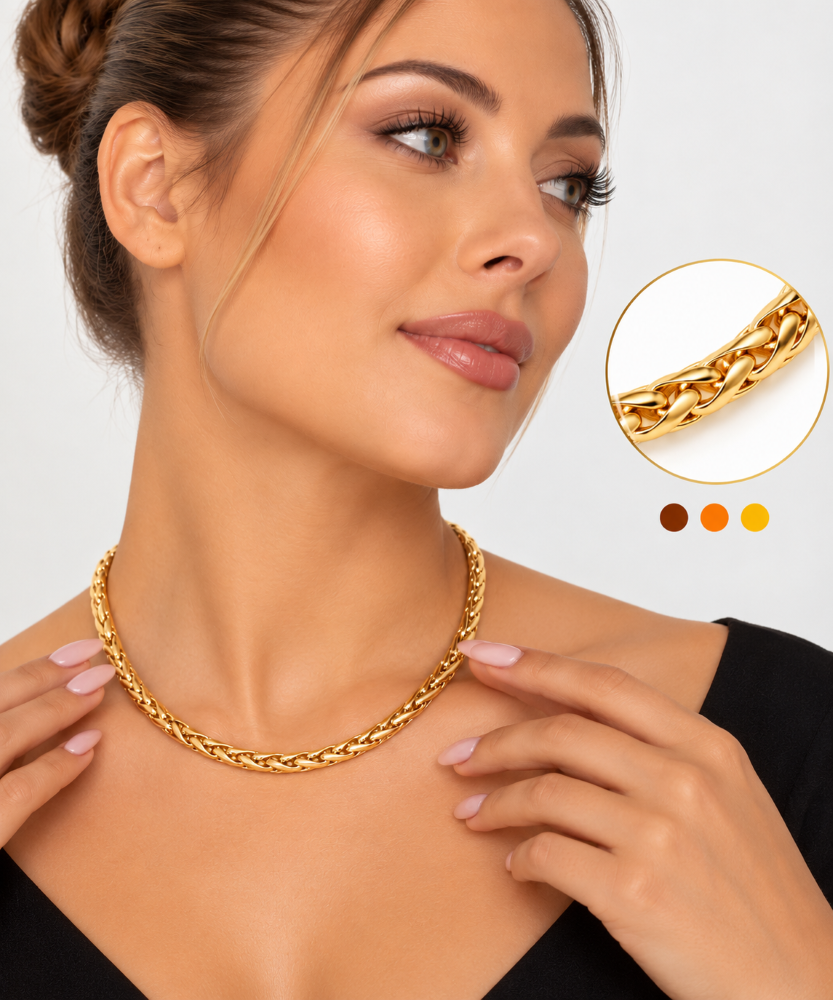 collier palmier clotilda , sur moderne-bijoux . fr - Bijoux ethniques & Femmes du monde