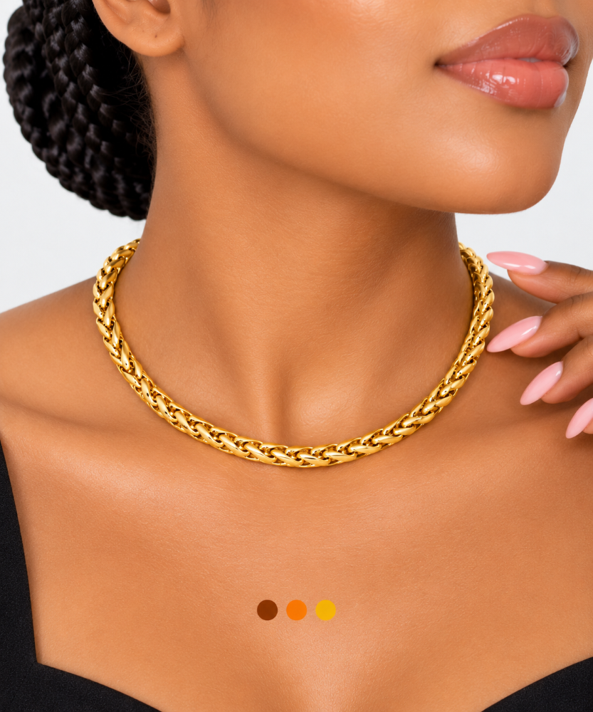 collier palmier clotilda , sur moderne-bijoux . fr - Bijoux ethniques & Femmes du monde