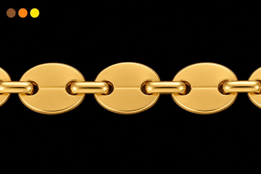 Bracelet homme grain de café acier inoxydable ted , sur moderne-bijoux.fr - Bijoux ethniques & Femmes du monde