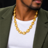 Chaine de cou acier inoxydable lamine , sur moderne-bijoux.fr - Bijoux ethniques & Femmes du monde