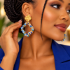 boucles oreilles acier inoxydable meriti , sur moderne-bijoux.fr - Bijoux ethniques & Femmes du monde