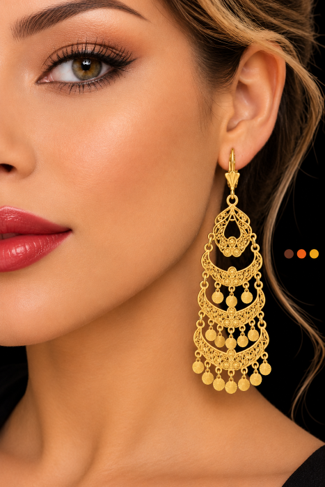boucles oreilles acier inoxydable emati , sur moderne-bijoux.fr - Bijoux ethniques & femmes du monde