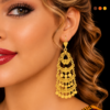 boucles oreilles acier inoxydable emati , sur moderne-bijoux.fr - Bijoux ethniques & femmes du monde