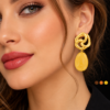 boucles oreilles acier inoxydable jeferti , sur moderne-bijoux.fr - Bijoux ethniques & Femmes du monde