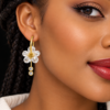 boucles oreilles acier inoxydable lioti , sur moderne-bijoux.fr - Bijoux ethniques & Femmes du monde