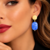 boucles oreilles acier inoxydable litty , sur moderne-bijoux .fr - Bijoux ethniques & Femmes du monde