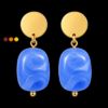 boucles oreilles acier inoxydable litty , sur moderne-bijoux .fr - Bijoux ethniques & Femmes du monde